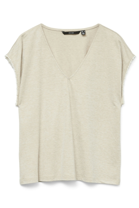 Vero Moda vmvips ss ava v-neck top jrs ga